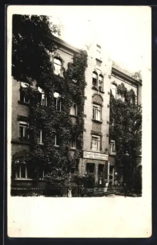 Foto-AK Erfurt, Kolonialwarengeschäft von Otto Schäller in der Blücherstrasse (Waidmühlenweg) 31
