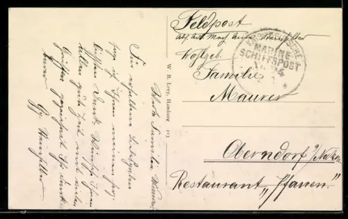 AK Kriegsschiff S.M.S. Blücher