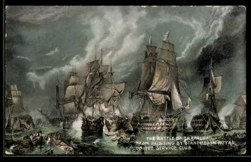 AK The Battle of Trafalgar 1805