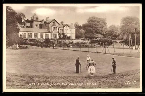 AK Abbot Hall, Damen und Herren beim Crocket-Spiel