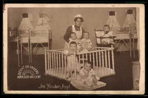 AK Kleinkinder im Kinder-Asyl, Deutscher Verein für Kinder-Asyle, Kinderfürsorge