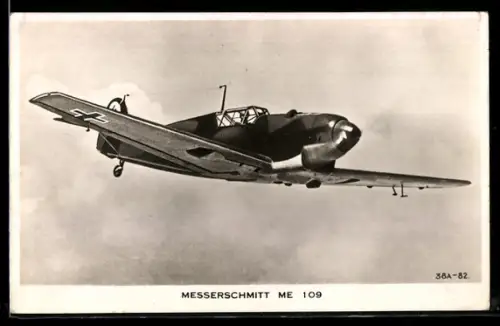 AK Messerschmitt Me 109 der Luftwaffe