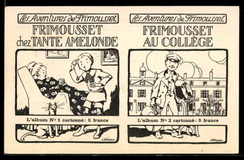 AK Paris, La Maison de la Jeunesse, Bd St-Germain 38, Les Aventures de Frimousset