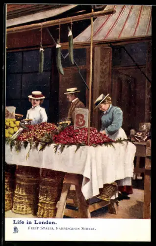 AK London, Fruit Stalls in Farringdon Street