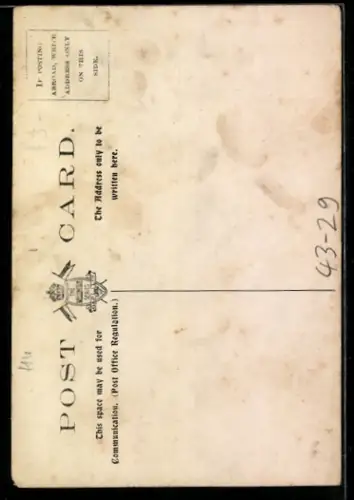 AK Military Mail 1903 mit Strassenpartie