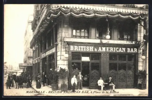 AK Marseille, British American Bar, 6 Place de la Bourse