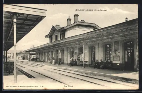 AK Aillevillers, La Gare