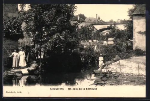 AK Aillevillers, Un coin de la Sémouse