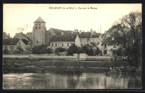 AK Trilport /S.-et-M., Vue sur la Marne