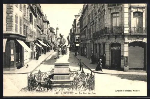 AK Lorient, La Rue du Port