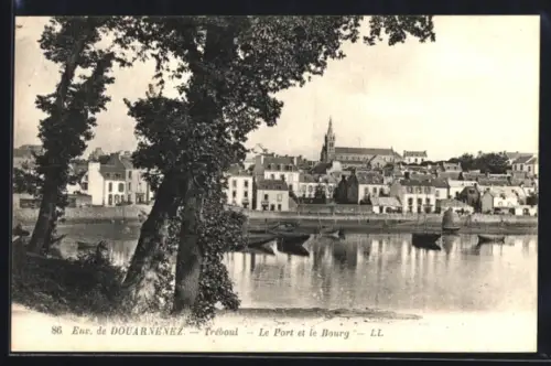 AK Tréboul /Douarnenez, Le Port et le Bourg