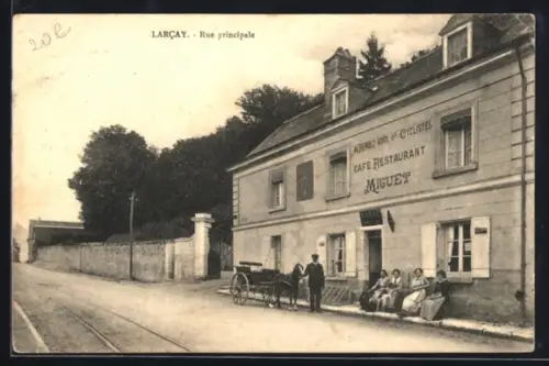 AK Larcay, Rue principale, Café Restaurant Miguet