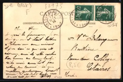 AK Larcay, Rue principale, Café Restaurant Miguet