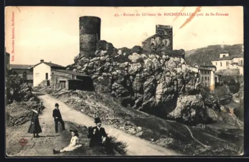 AK Rochetaillée, Ruines du Chateau