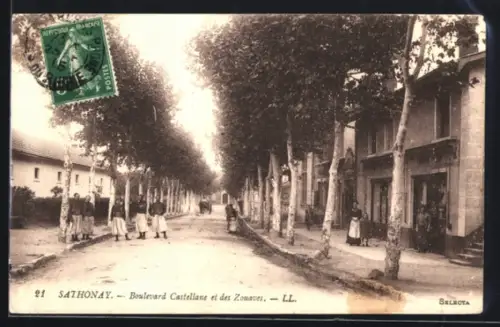 AK Sathonay, Boulevard Castellane et des Zouaves