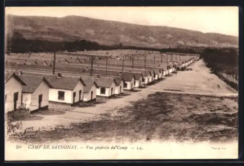 AK Sathonay-Camp, Vue générale du Camp