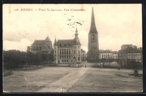 AK Redon, Place St-Sauveur, Vue d`ensemble