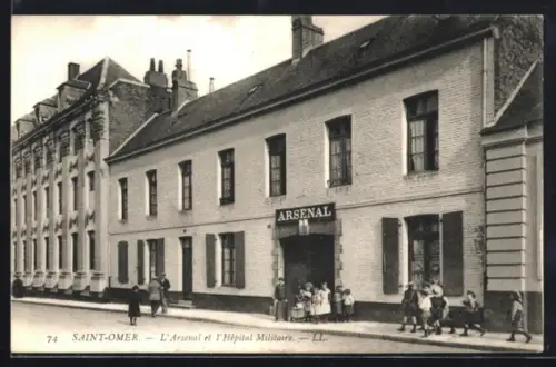 AK Saint-Omer, L`Arsenal et l`Hêpital Militaire