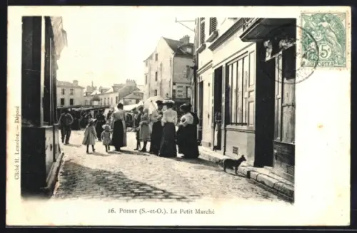 AK Poissy /S.-et-O., Le Petit Marché