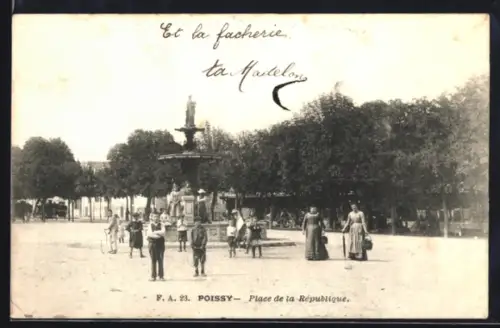 AK Poissy, Place de la République