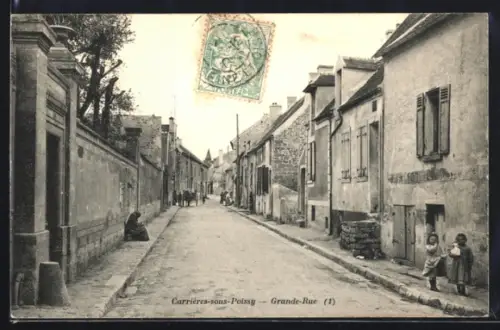 AK Carrieres-sous-Poissy, Grande-Rue