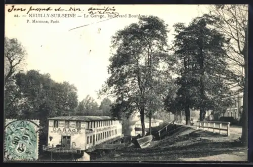 AK Neuilly-sur-Seine, Le Garage, boulevard Bourdon