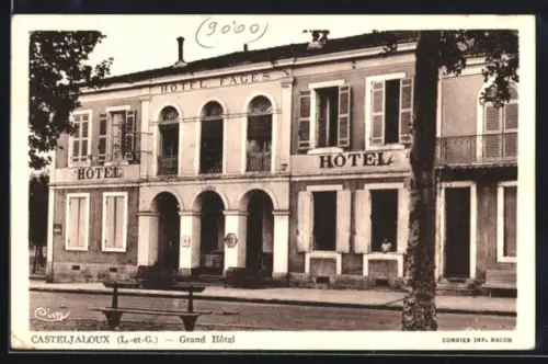 AK Casteljaloux /L.-et-G., Grand Hôtel