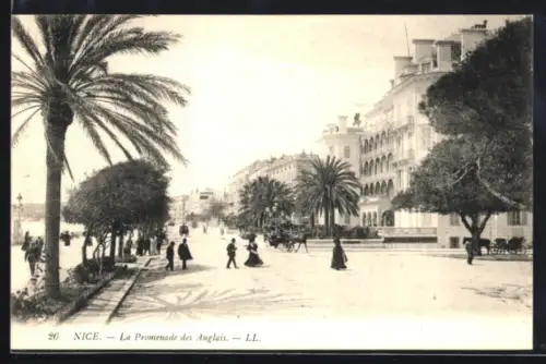 AK Nice, La Promenade des Anglais