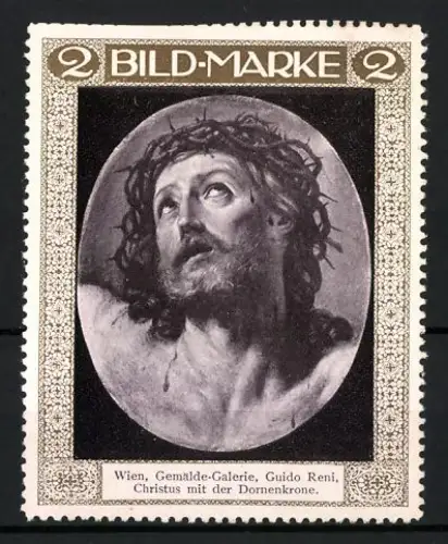 Reklamemarke Wien, Gemälde-Galerie, Christus mit der Dornenkrone, Guido Reni