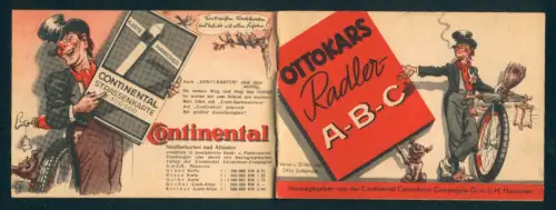 Werbebillet Hannover, Continental Caoutchouc-Compagnie, Ottokars Radler ABC, Heft mit 8 Seiten