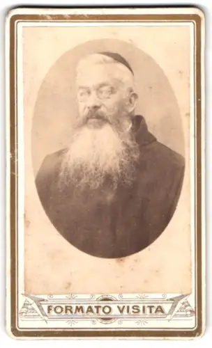 Fotografie Fotograf und unbekannt, Ludwig Frommer, Pater Eusebius Frommer, Prior in Neuburg /Donau