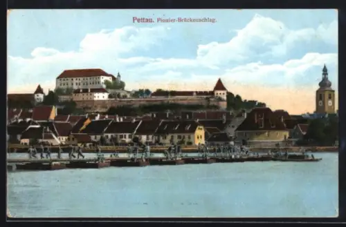 AK Pettau, Am Prionier-Brückenschlag