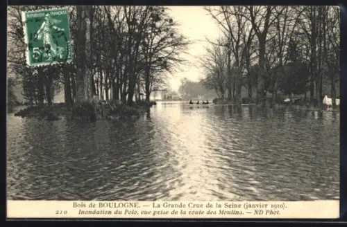 AK Paris, La Grande Crue de la Seine 1910