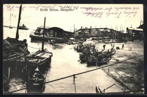 AK Rangoon, River Scene