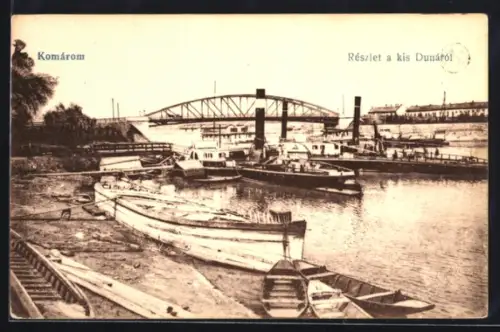 AK Komárom, Részlet a kis Dunáról