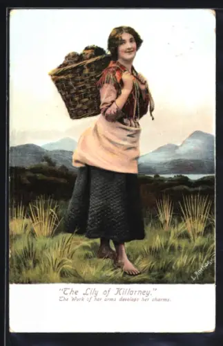 Künstler-AK Killarney, The Lily