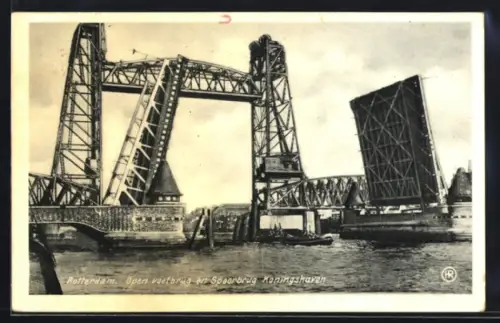 AK Rotterdam, Open voetbrug en Spoorbrug Koningshaven