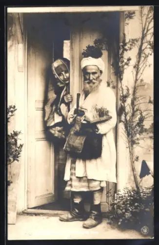 AK Constantinople, Marchand Turc, türkischer Klinkenputzer