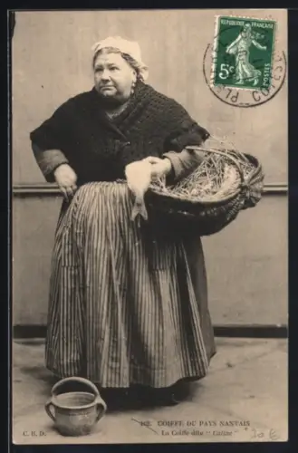 AK Nantes, Coiffe du Câline et panier d`osier