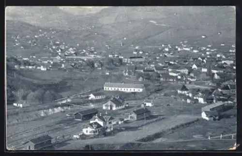 AK Uzice, Gesamtansicht mit Bahnhof