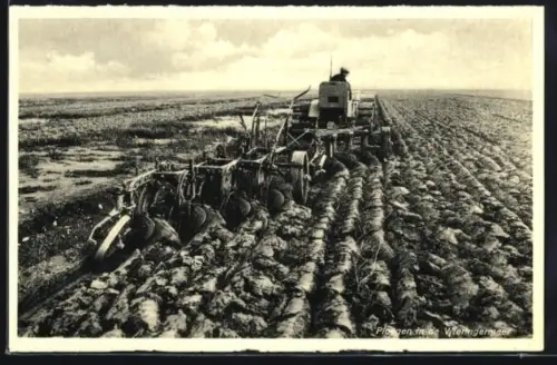 AK Weringermeer, Ploegen, Pflügen