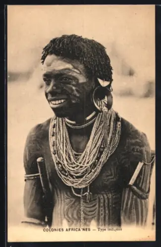 AK Africa, Colonies Africanes, Tpye indigène