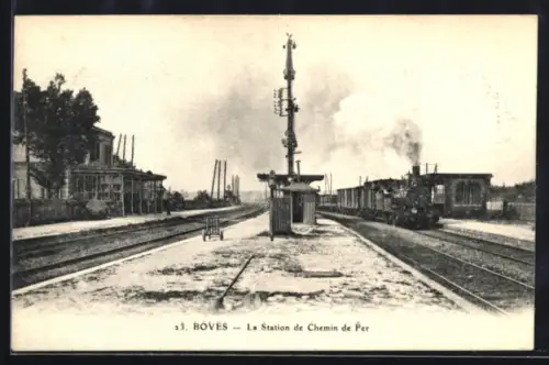 AK Boves, La Station de Chemin de Fer