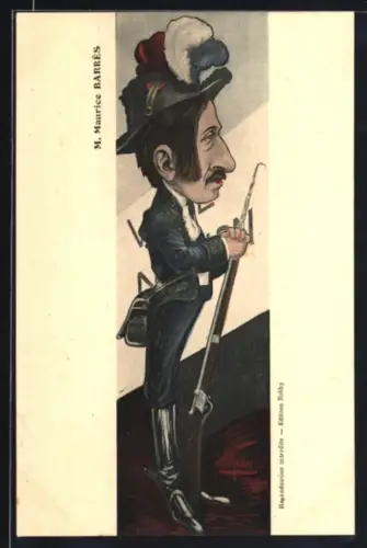 Künstler-AK sign. Muller: M. Maurice Barrès