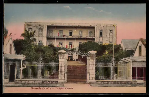 AK Nouméa /N.-C., L`Hôpital Colonial
