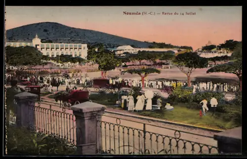 AK Nouméa /N.-C., Revue du 14 Juillet
