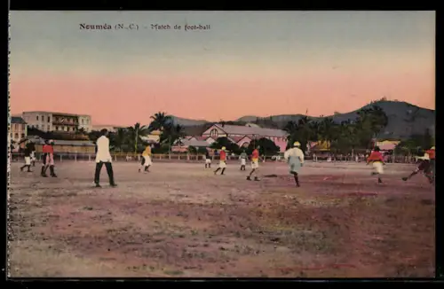 AK Nouméa /N.-C., Match de foot-ball