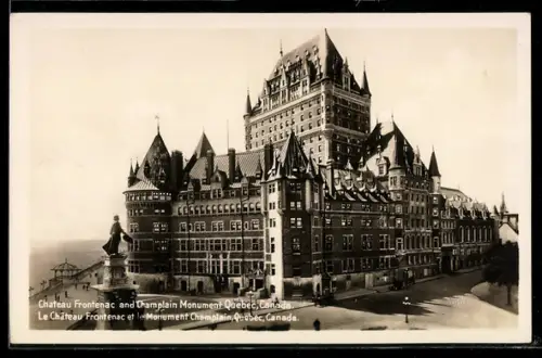AK Quebec, Chateau Frontenac and Champlain Monument