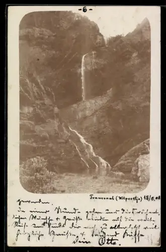 AK Witpoortjie, Wasserfall