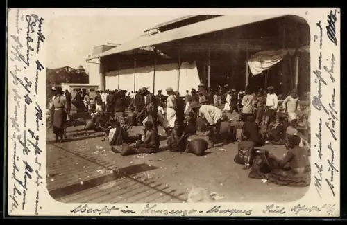 Foto-AK Brakpan, Auf dem Markt
